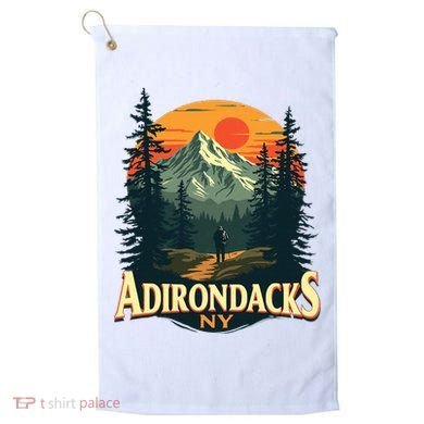 Adirondacks Ny Hiking Mountains Nature Lovers Golf Towel