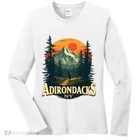 Adirondacks Ny Hiking Mountains Nature Lovers Women's Long Sleeve Shirt thumb 0