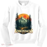 Adirondacks Ny Hiking Mountains Nature Lovers Kids Sweatshirt thumb 0
