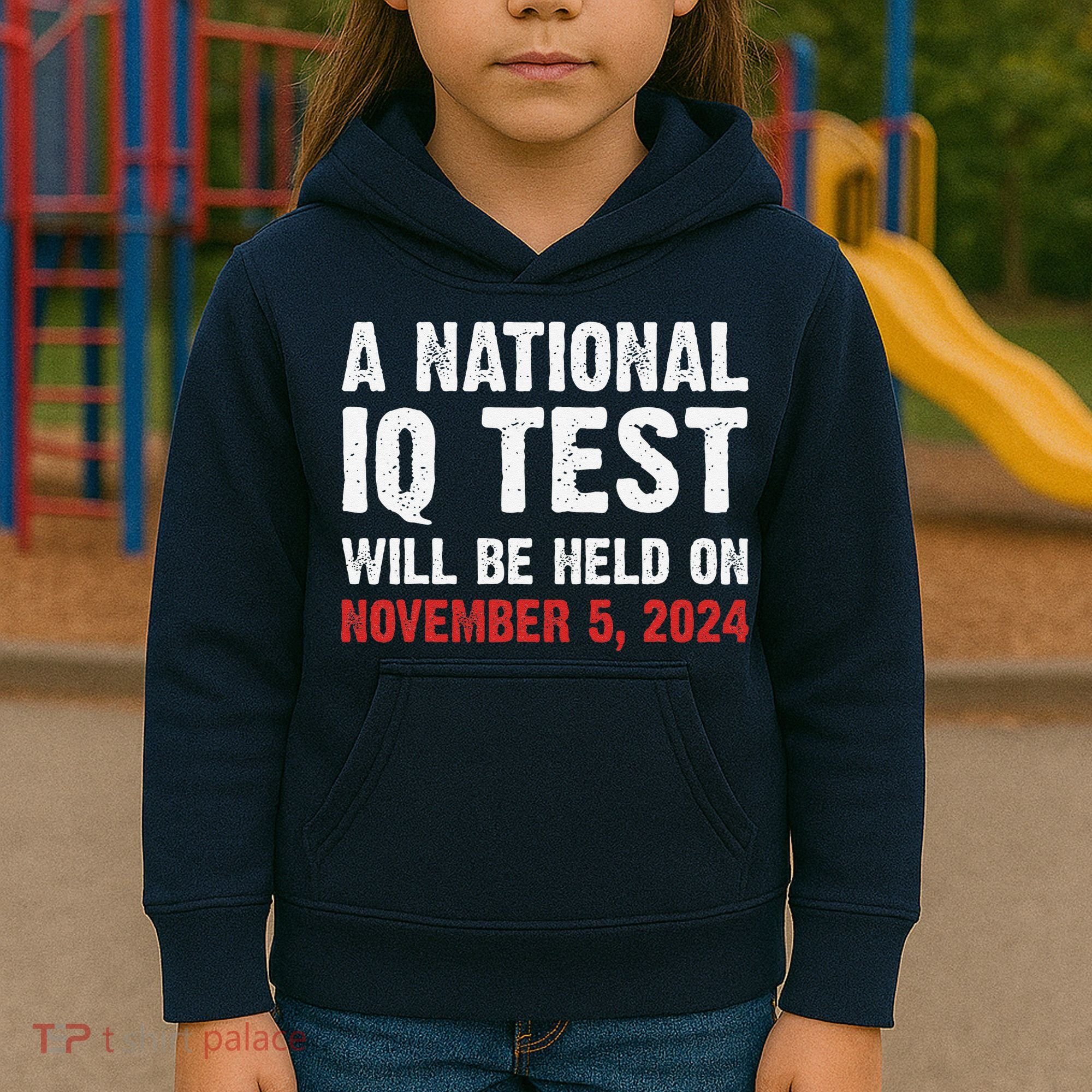A National Iq Test Will Be Held On Nov 52024 Kids Hoodie