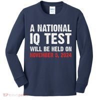 A National Iq Test Will Be Held On Nov 52024 Kids Long Sleeve Shirt thumb 0