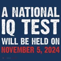 A National Iq Test Will Be Held On Nov 52024 Kids T-Shirt thumb 4