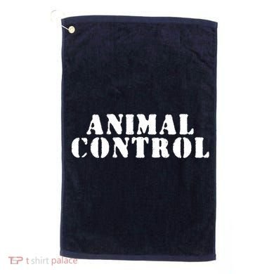 Animal Control Golf Towel