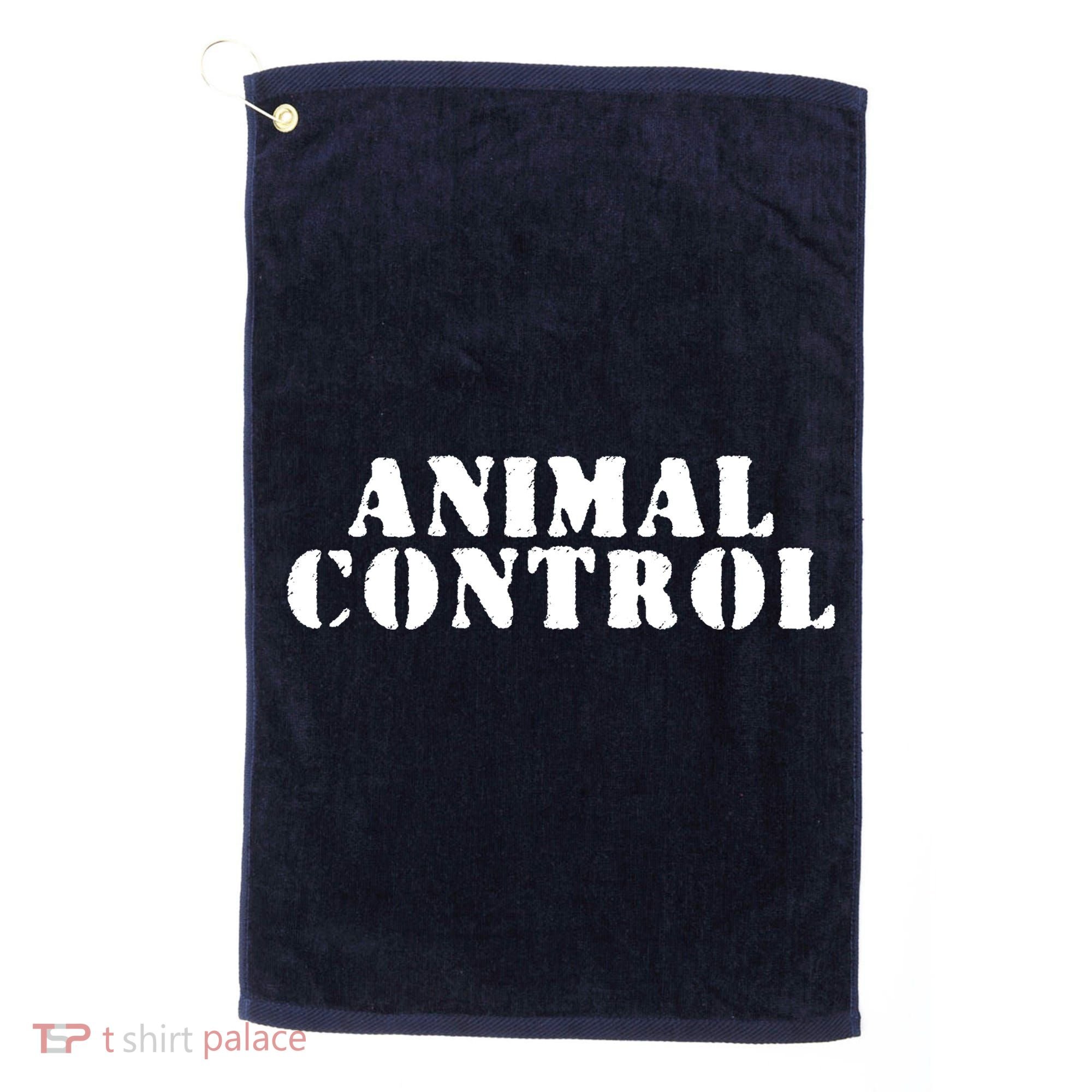 Animal Control Golf Towel