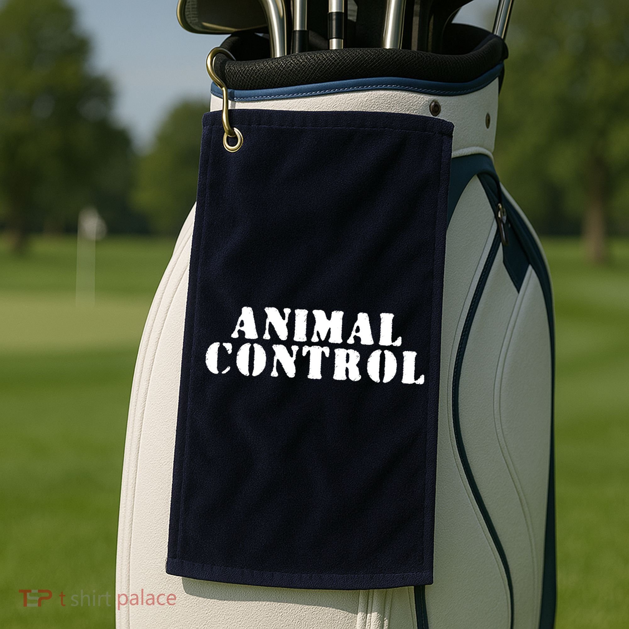 Animal Control Golf Towel