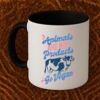 Animals Are Not Products Coffee Mug thumb 2