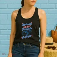 Animals Are Not Products Women's Tank Top thumb 2