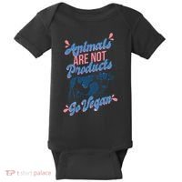 Animals Are Not Products Baby Bodysuit thumb 0