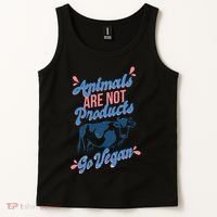 Animals Are Not Products Tank Top thumb 2
