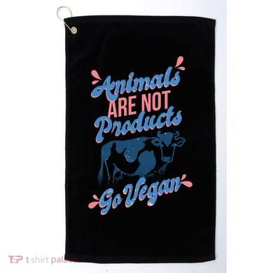 Animals Are Not Products Golf Towel