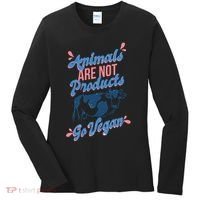 Animals Are Not Products Women's Long Sleeve Shirt thumb 0