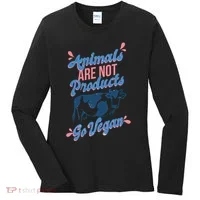 Animals Are Not Products Women's Long Sleeve Shirt thumb 0
