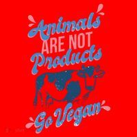 Animals Are Not Products Santa Hat thumb 1