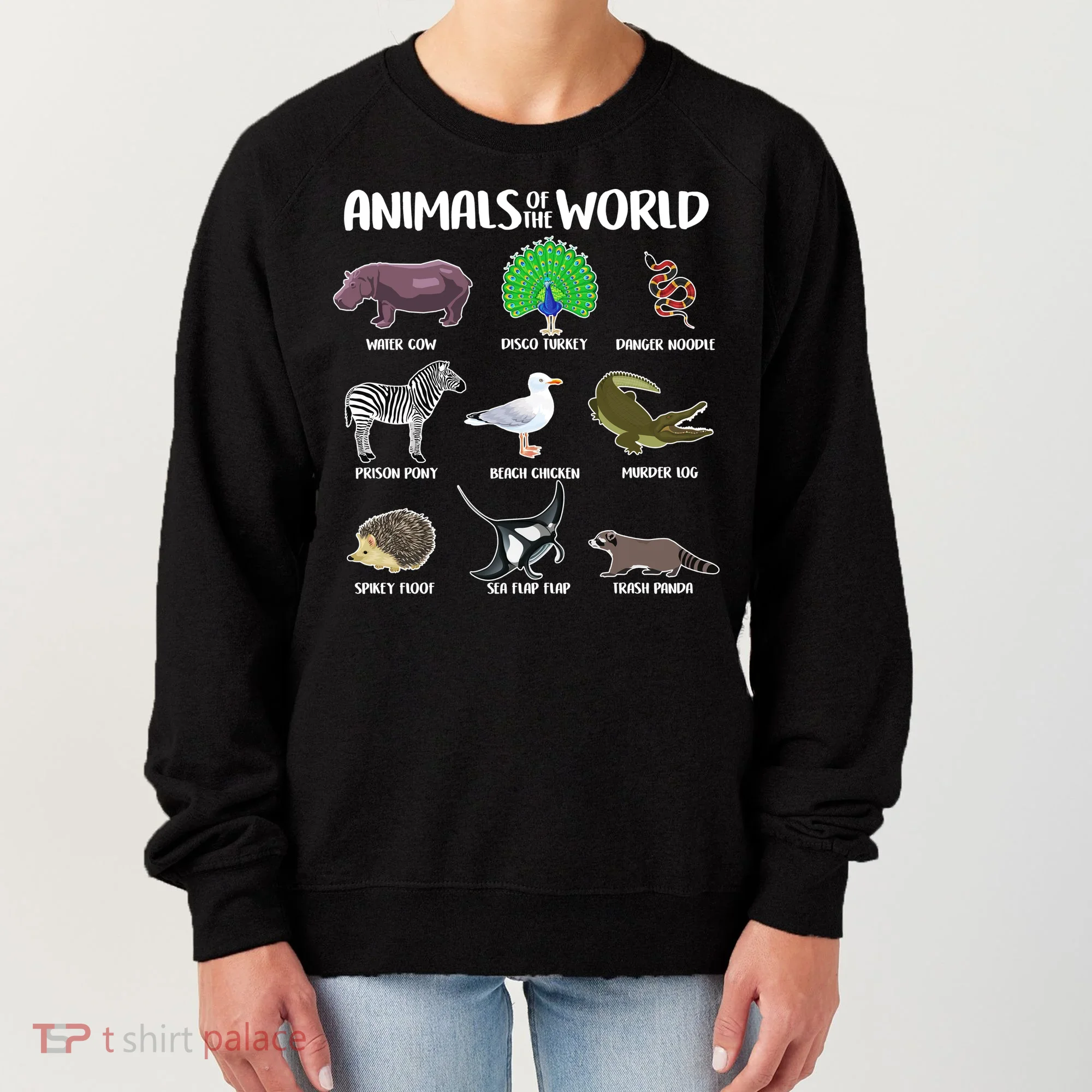 Animals Of The World Women's Sweatshirt