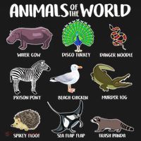 Animals Of The World Bucket Hat thumb 4