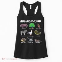 Animals Of The World Women's Tank Top thumb 0
