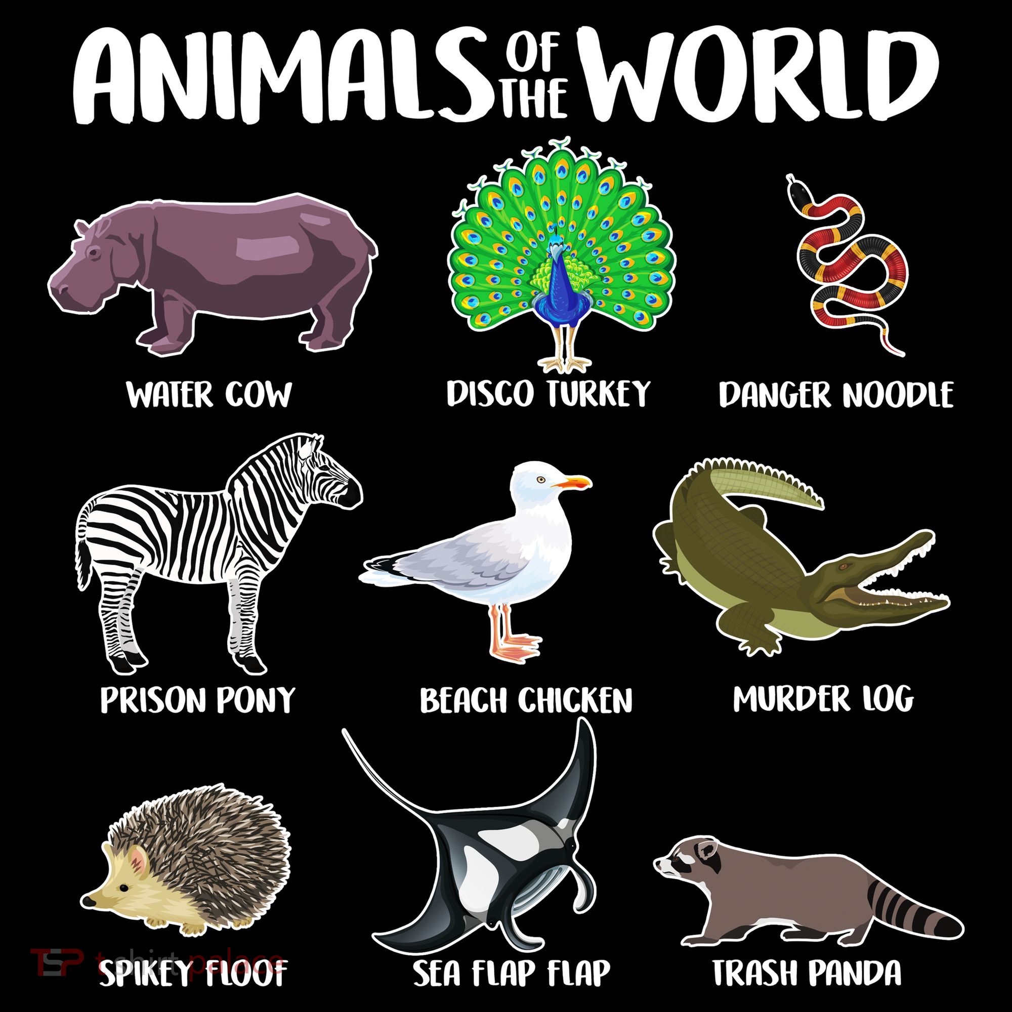 Animals Of The World Toddler Hoodie