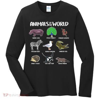 Animals Of The World Women's Long Sleeve Shirt
