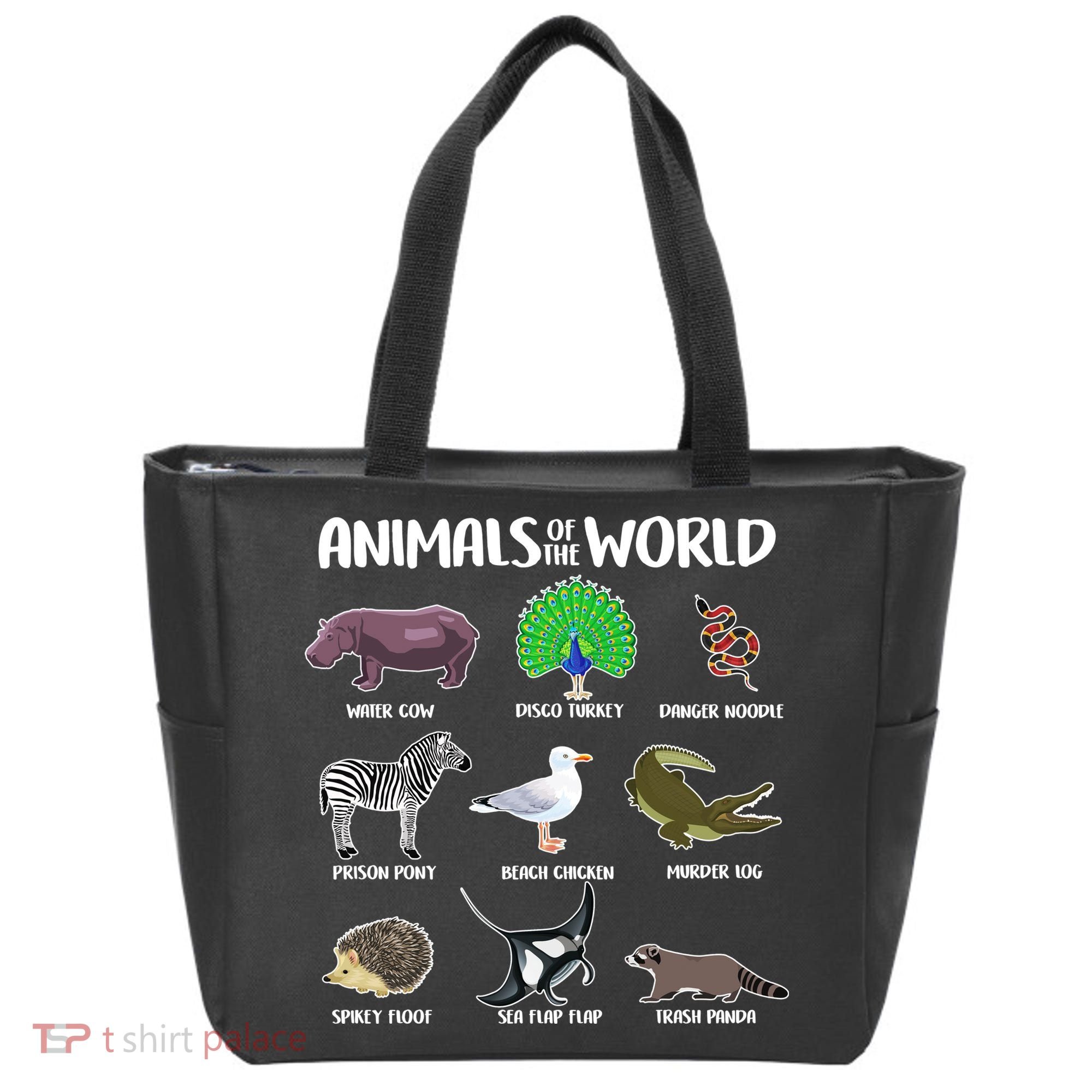 Animals Of The World Tote Bag