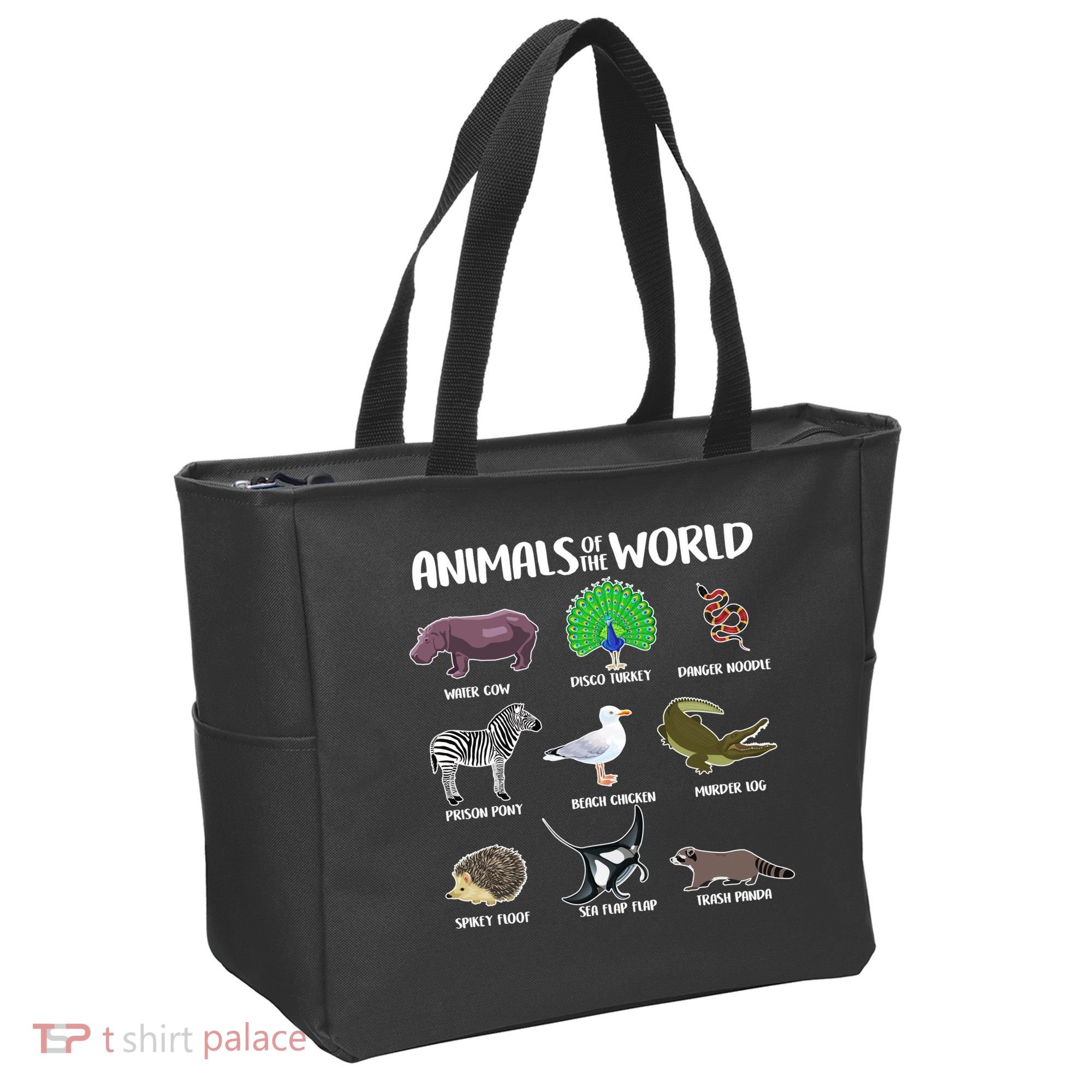 Animals Of The World Tote Bag