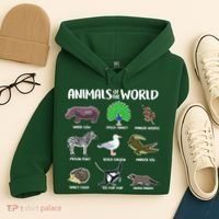 Animals Of The World Hoodie thumb 4
