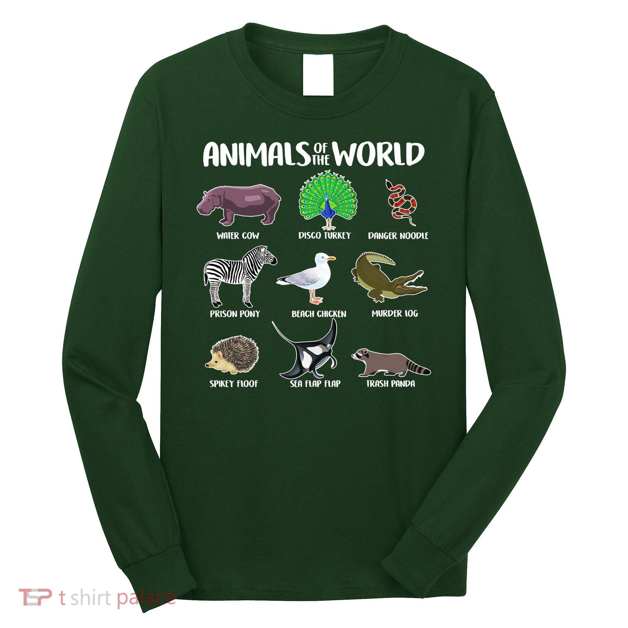 Animals Of The World Long Sleeve Shirt