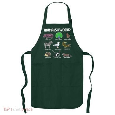 Animals Of The World Apron