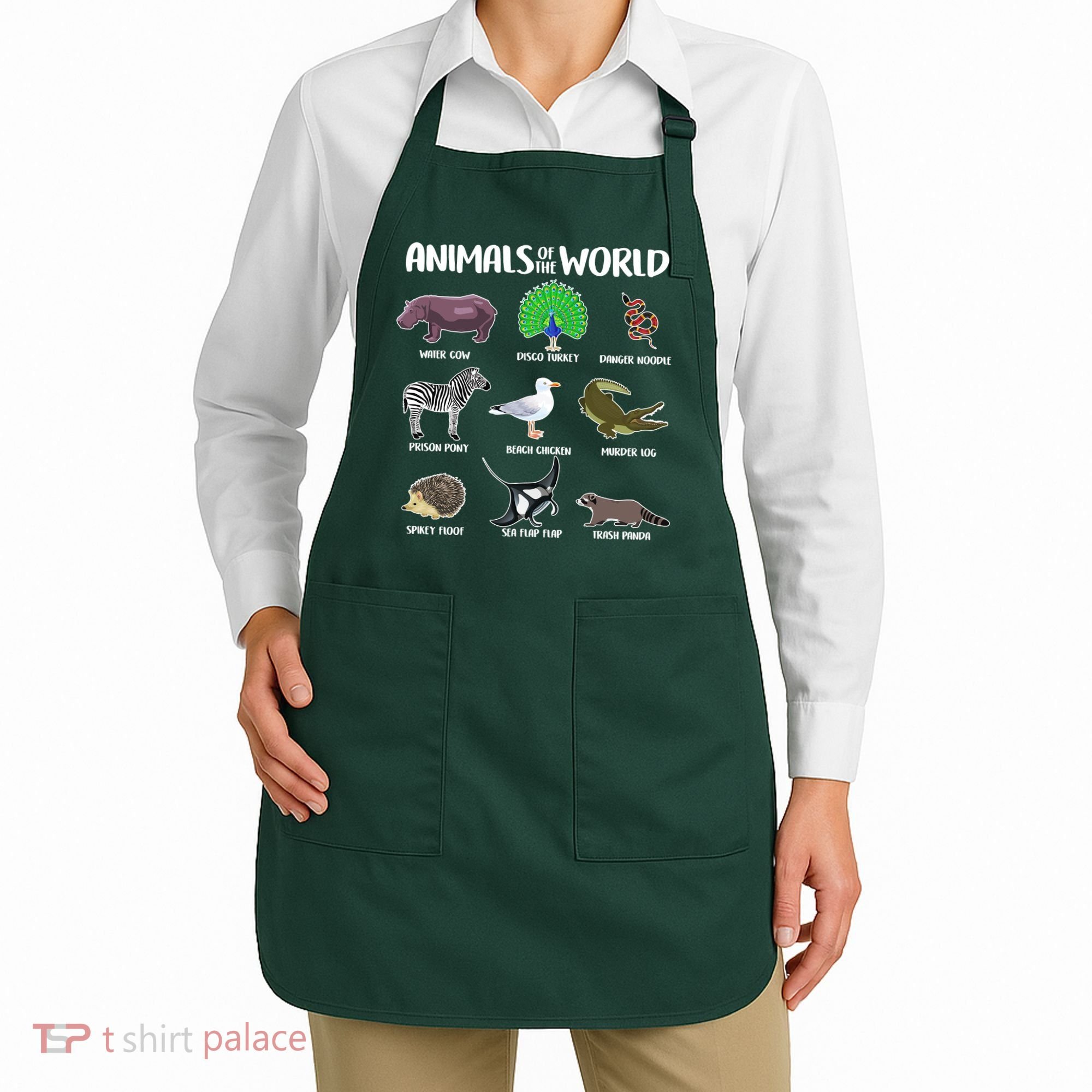Animals Of The World Apron