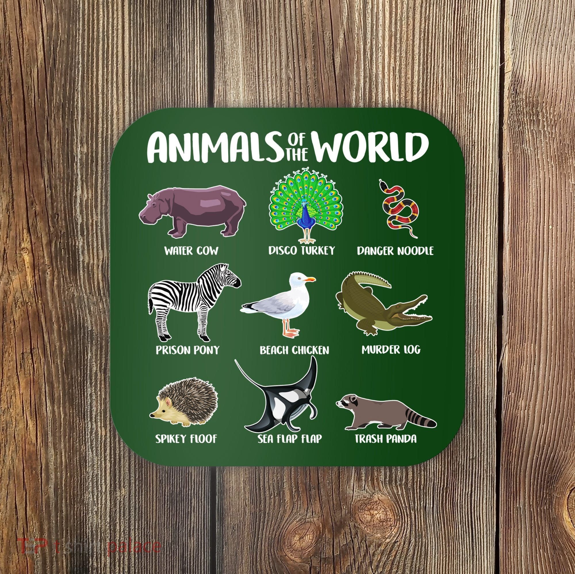 Animals Of The World Coaster