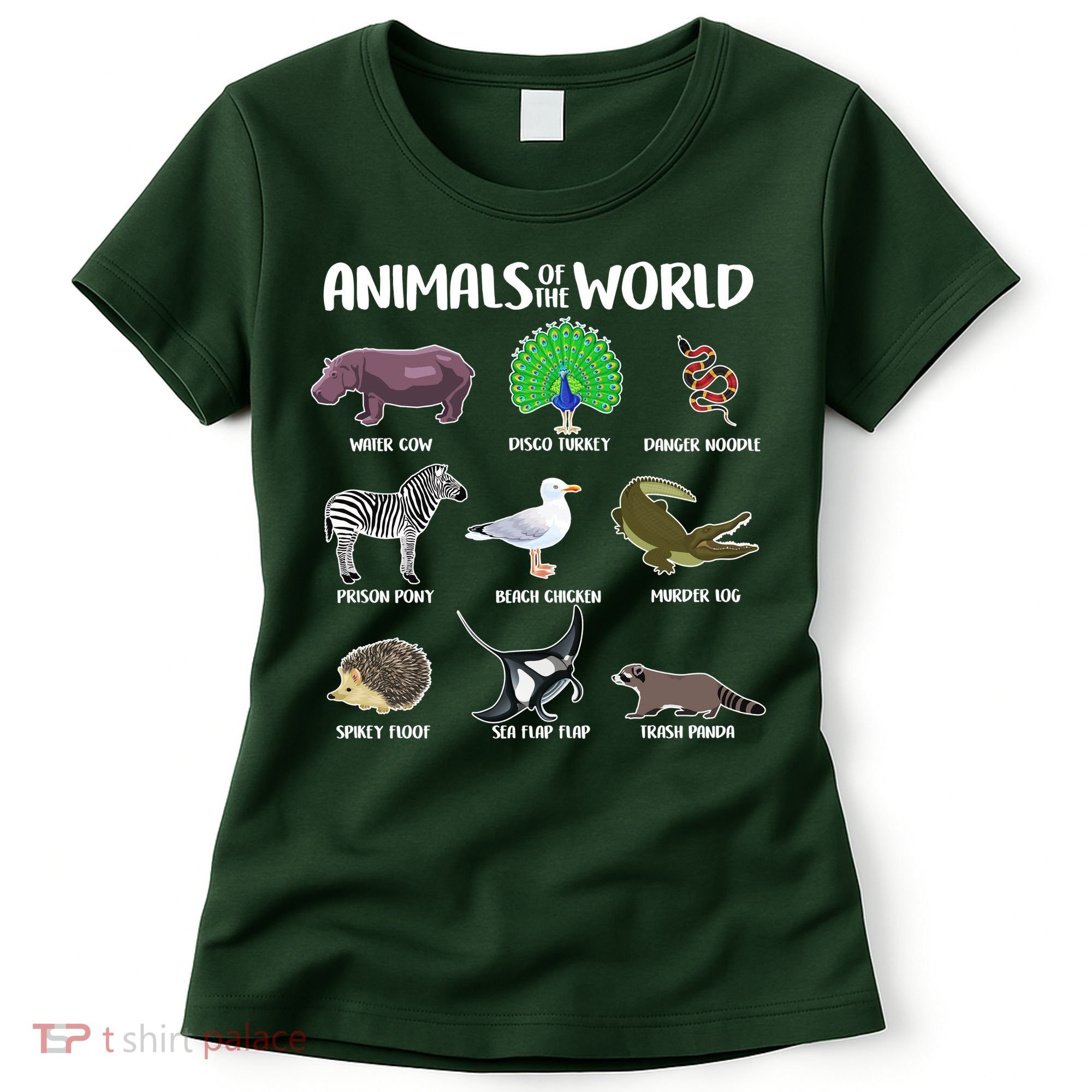 Animals Of The World Women's T-Shirt