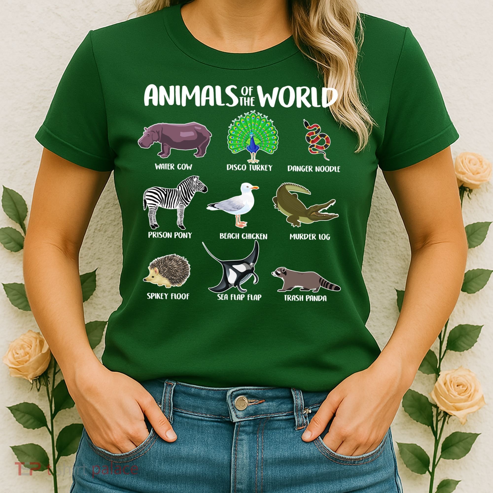 Animals Of The World Women's T-Shirt