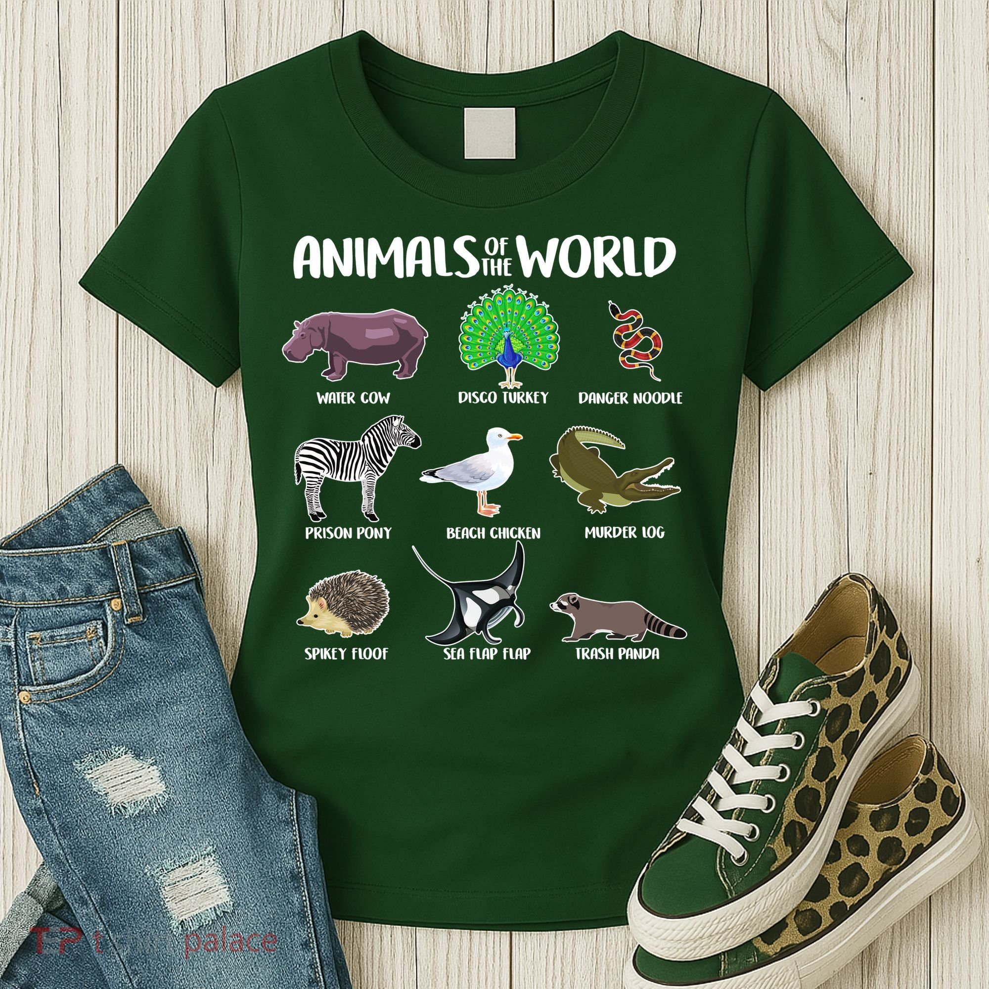 Animals Of The World Women's T-Shirt