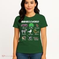 Animals Of The World Women's T-Shirt thumb 4