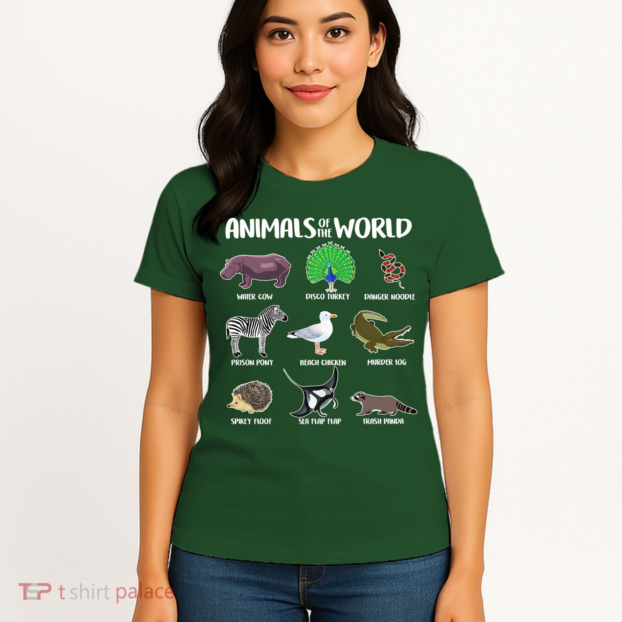 Animals Of The World Women's T-Shirt