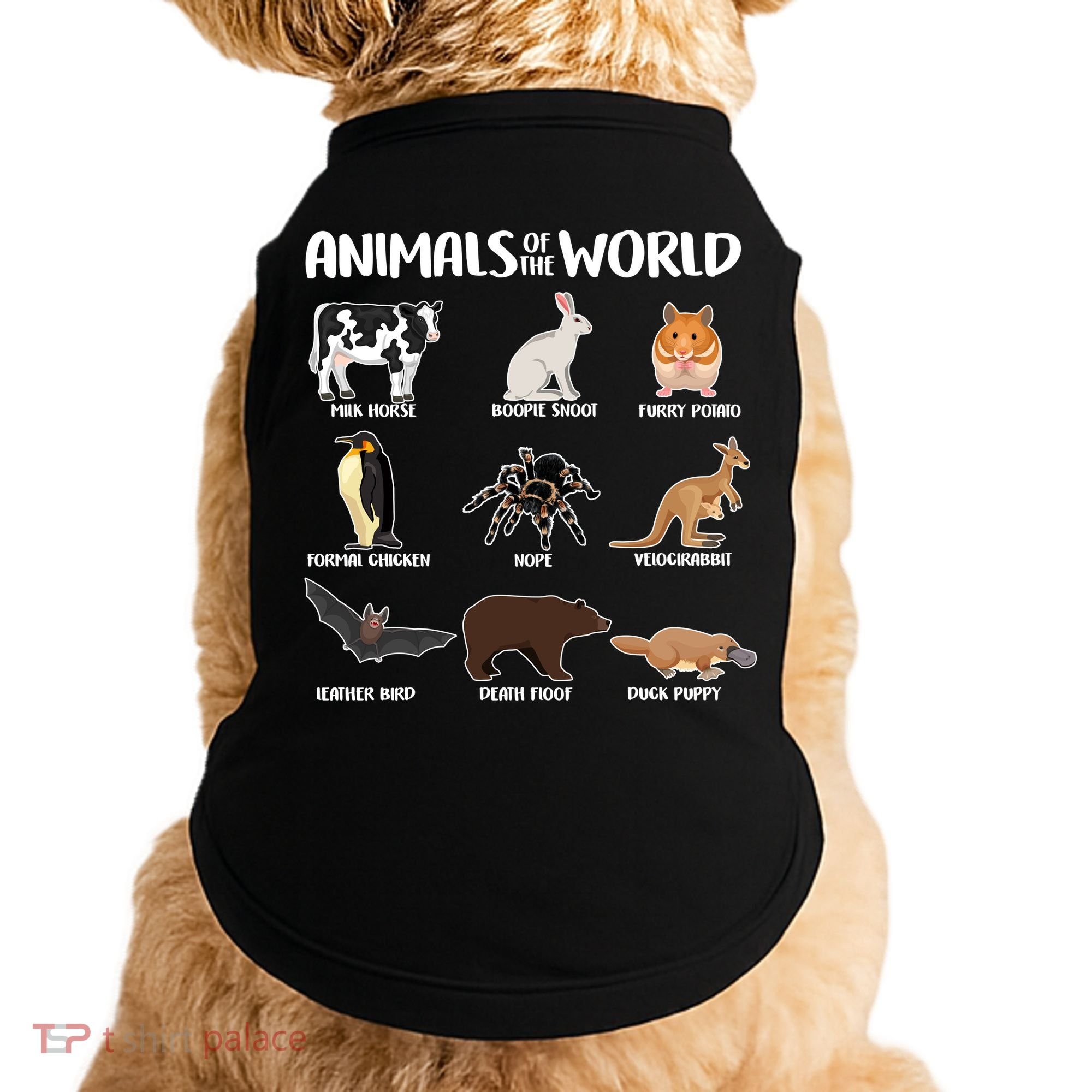 Animals Of The World Funny Names Doggie Tank