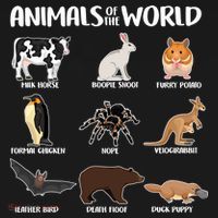 Animals Of The World Funny Names Doggie Tank thumb 4