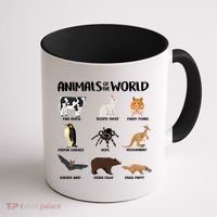 Animals Of The World Funny Names Coffee Mug thumb 1