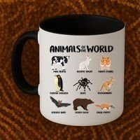 Animals Of The World Funny Names Coffee Mug thumb 2