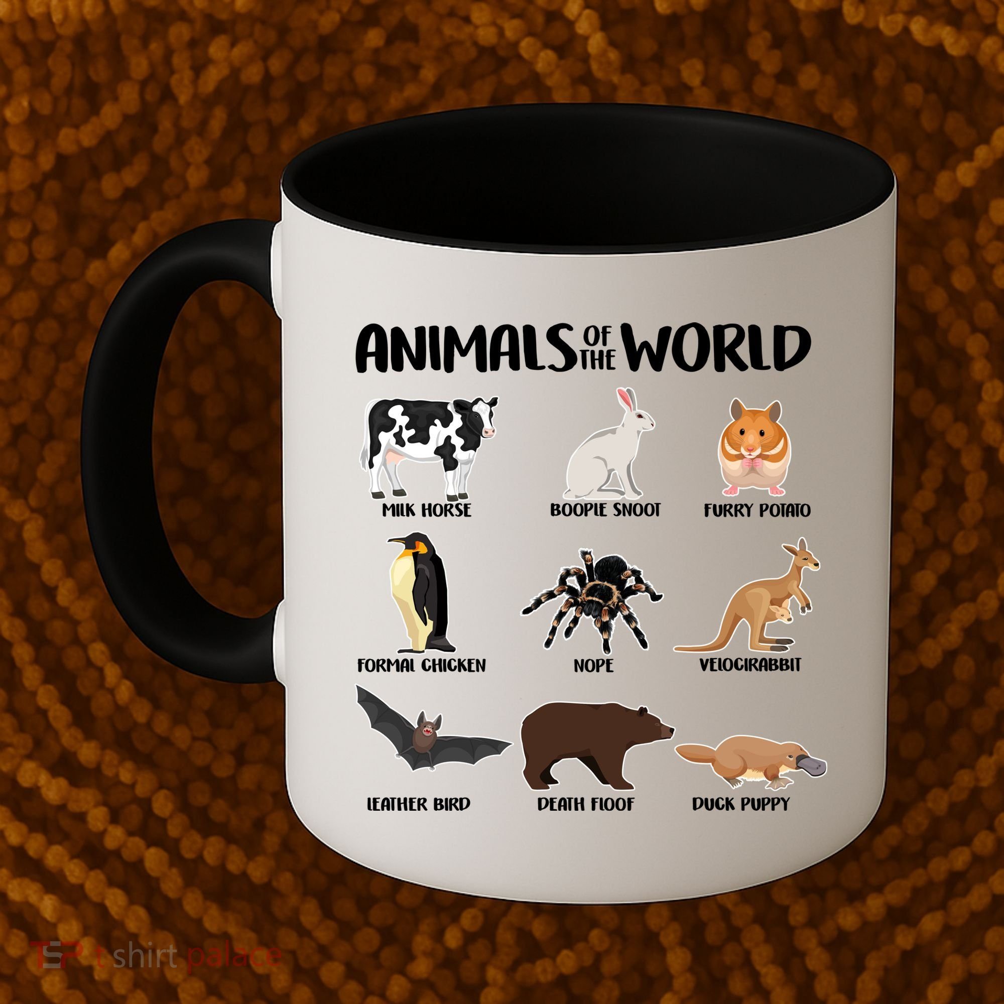 Animals Of The World Funny Names Coffee Mug