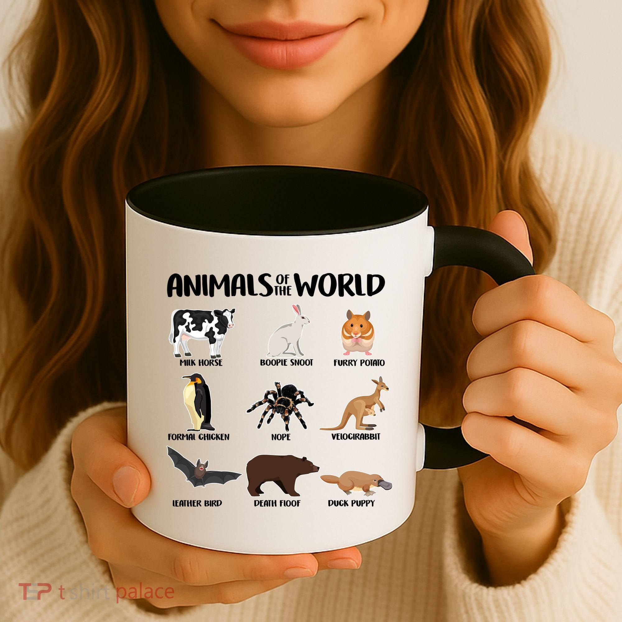 Animals Of The World Funny Names Coffee Mug