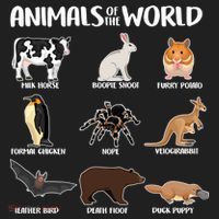 Animals Of The World Funny Names Hat thumb 2