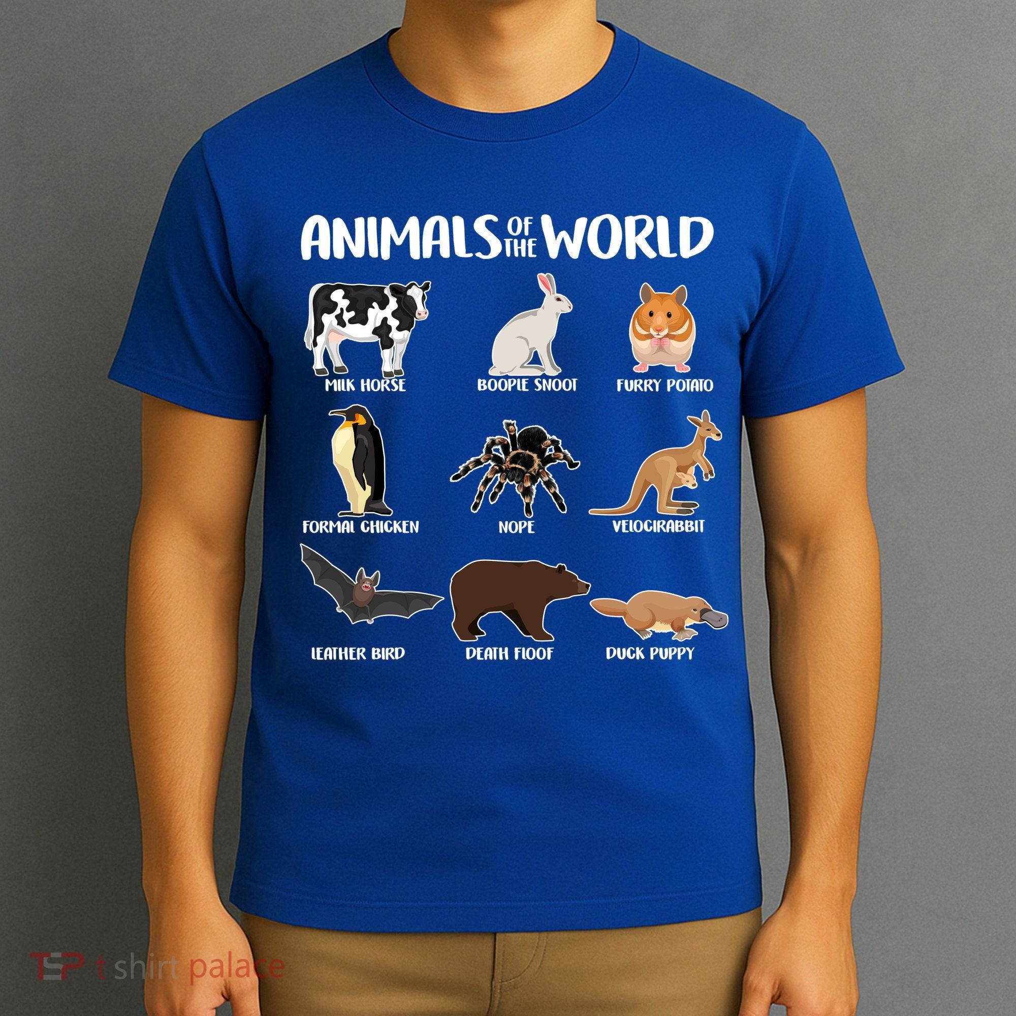 Animals Of The World Funny Names T-Shirt