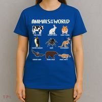 Animals Of The World Funny Names T-Shirt thumb 4