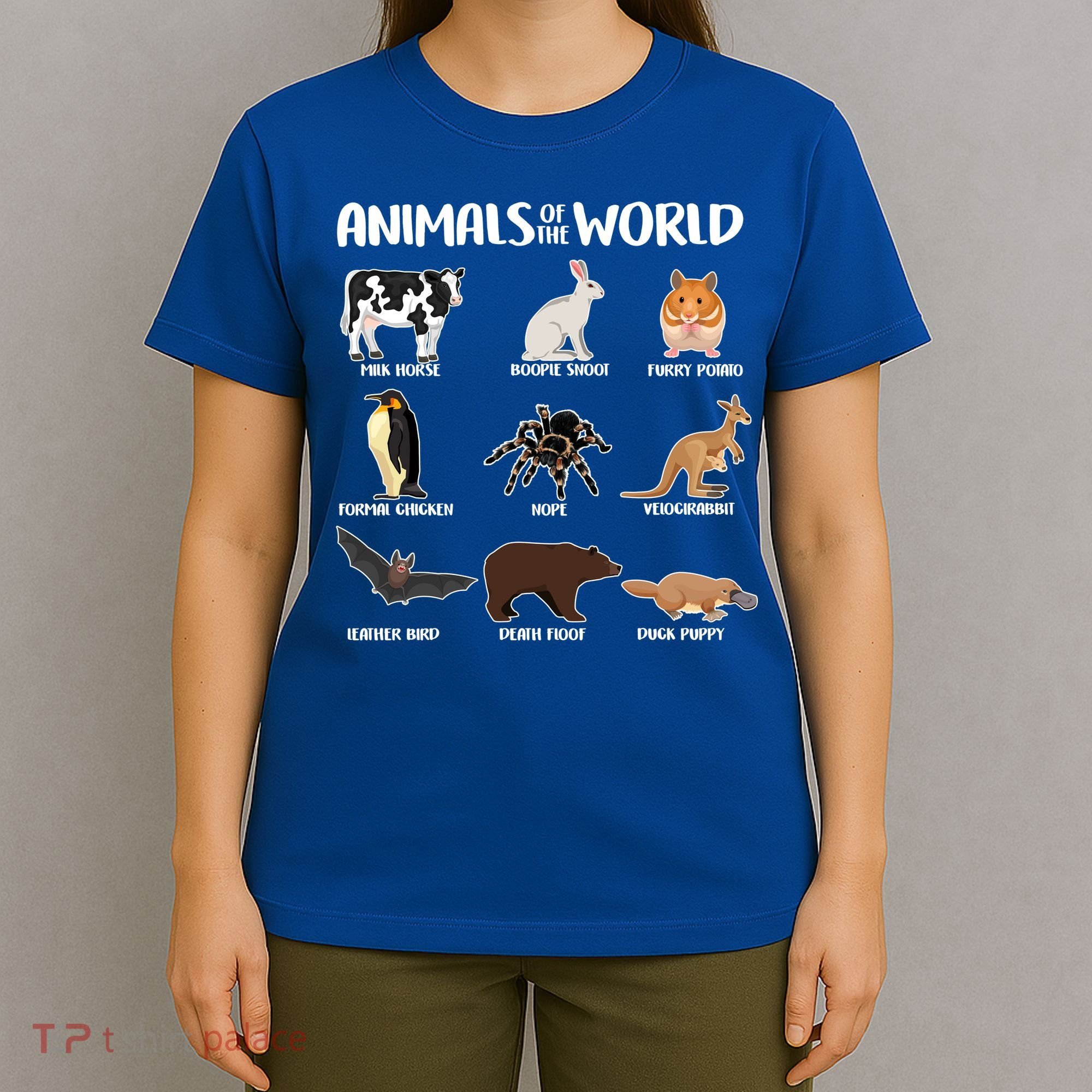 Animals Of The World Funny Names T-Shirt