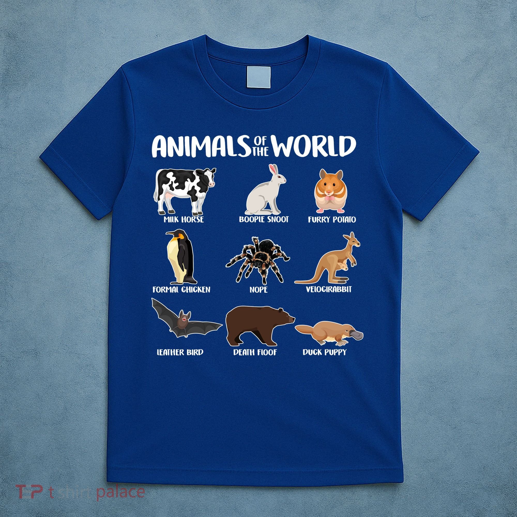 Animals Of The World Funny Names T-Shirt