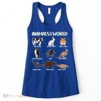 Animals Of The World Funny Names Women's Tank Top thumb 0