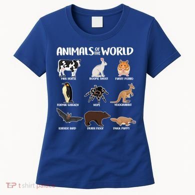 Animals Of The World Funny Names Women's T-Shirt