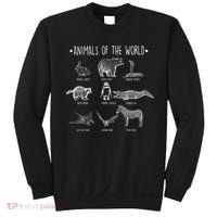 Animals Of the World Funny Wildlife Sweatshirt thumb 0