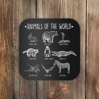 Animals Of the World Funny Wildlife Coaster thumb 0