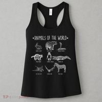 Animals Of the World Funny Wildlife Women's Tank Top thumb 3